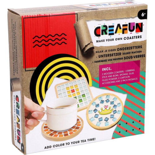 Creafun - Hobbyset - Maak je eigen onderzetters