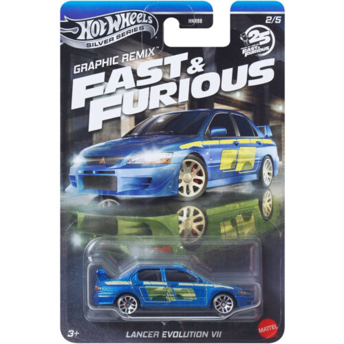 Mitsubishi Lancer Evolution 7 | Fast & Furious | 1:64 HotWheels JBY47