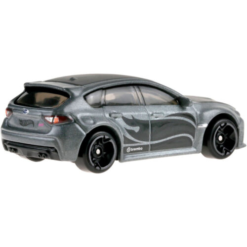 Hot Wheels 1/64 JKX59 Subaru Impreza WRX, silver/black *Compact Kings* GDG44-977Q