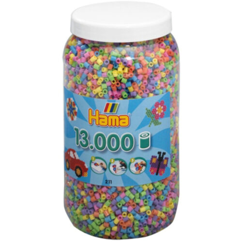 Hama Strijkkralen in een Ton - Creatief speelgoed voor 5+ jaar - 13000 kralen
