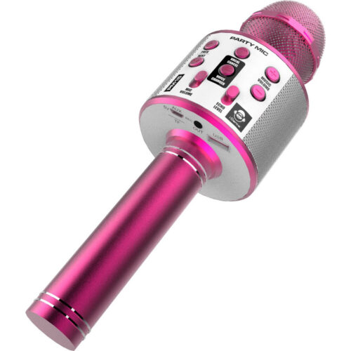 iDance PARTY MIC Roze Karaokemicrofoon