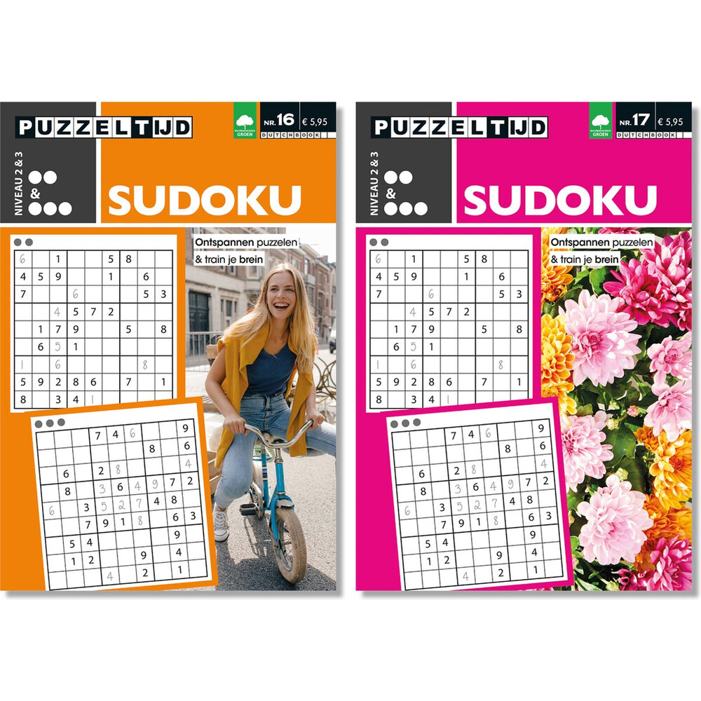 Puzzeltijd - Puzzelboek Sudoku - 96 pagina's
