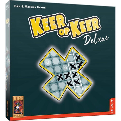 999 Games - Keer op Keer - Deluxe - Dobbelspel - Inclusief luxe dobbelbak, uitwisbare tableaus en meer extra's - Spelen tot 6 personen - Ook voor kleurenblinden