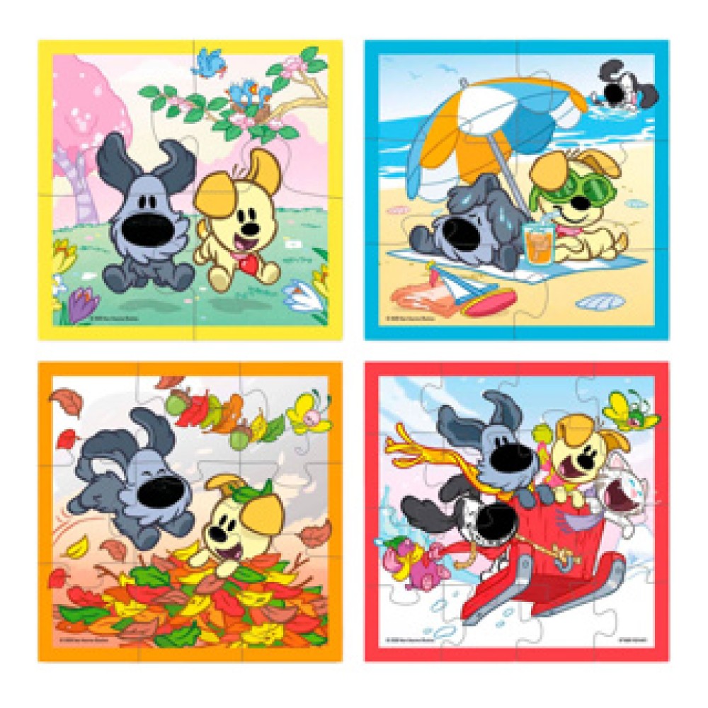 Woezel & Pip 4 in 1 Puzzel - Afbeelding 2