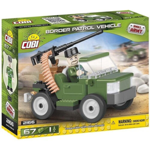 Cobi 67 Pcs Small Army /2166/ Border Patrol Vehicle