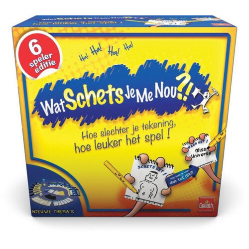 Goliath Wat Schets Je Me Nou?! - Bordspel - Partyspel - Tekenspel