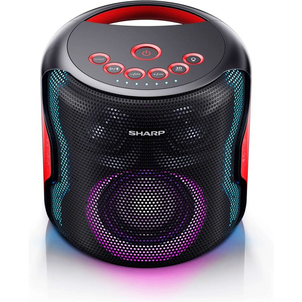 Sharp PS-921 Draagbare & party speaker 2.1 draagbaar luidsprekersysteem Zwart