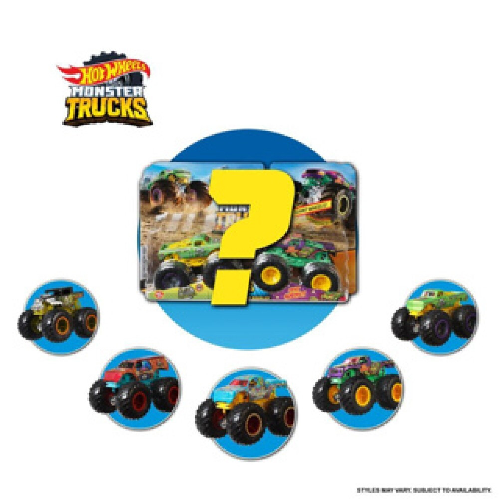 Hot Wheels Monster Trucks 1:64 2 Pack Assorti (assortiment – willekeurige uitvoering) - Afbeelding 3