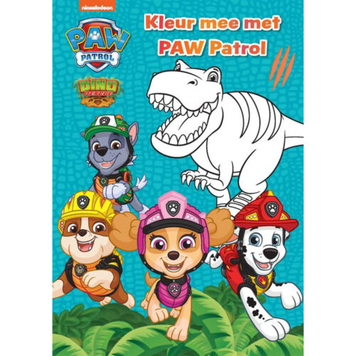 Kleur mee met Paw Patrol - Dino Rescue