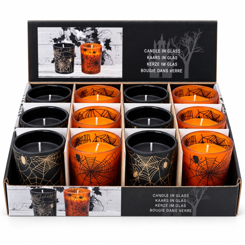 Halloween-kaarsen-display