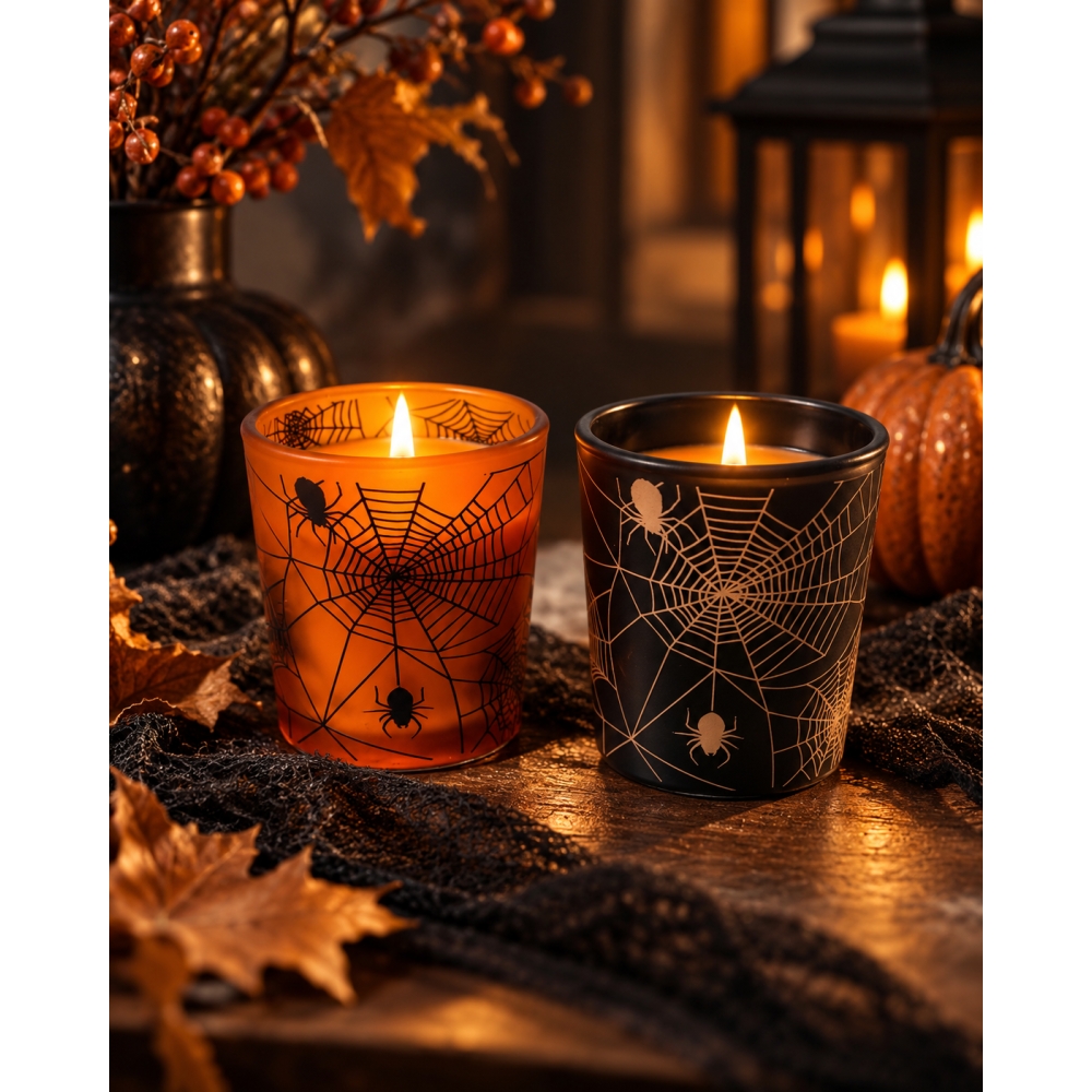 Halloween-kaarsen-sfeer