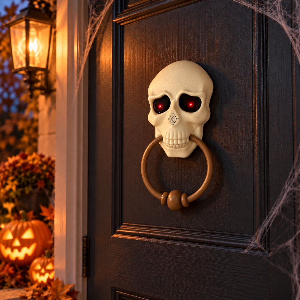 Halloween deurbel met licht en geluid - Afbeelding 2