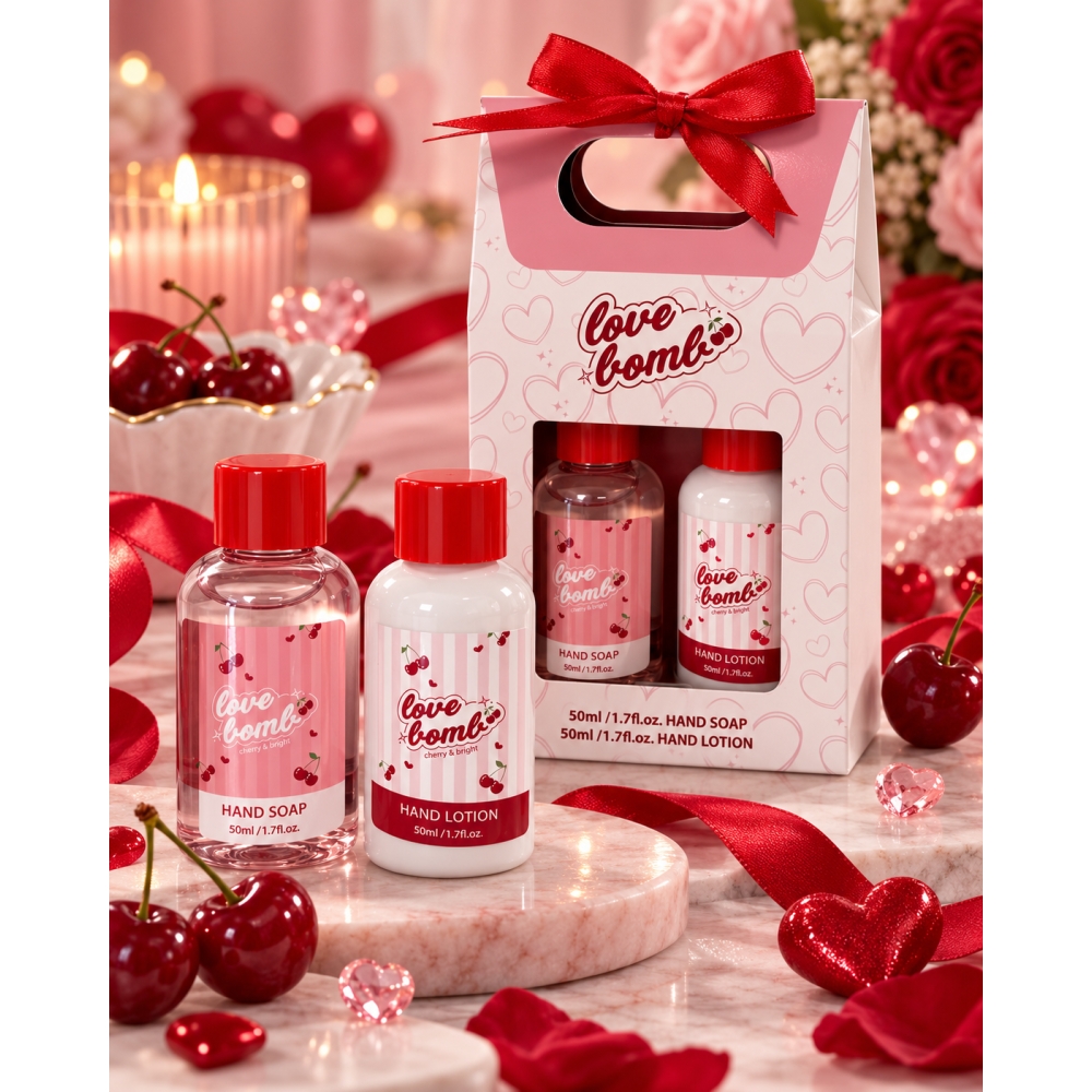 Geschenkset handzeep en handlotion 2 x 50 ml - Afbeelding 2