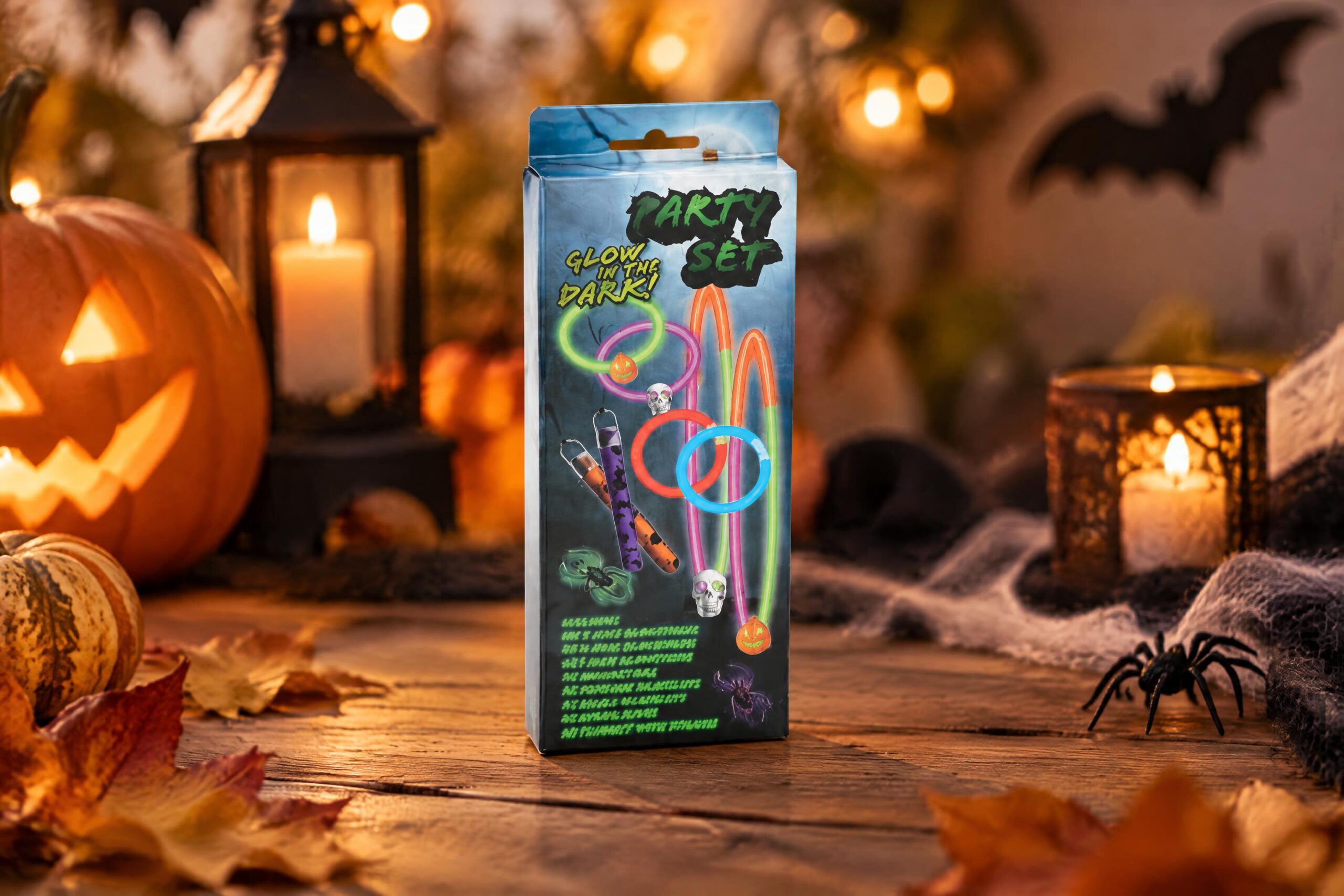 Glow in the dark Halloween party pack - 10 sieraden - Afbeelding 2