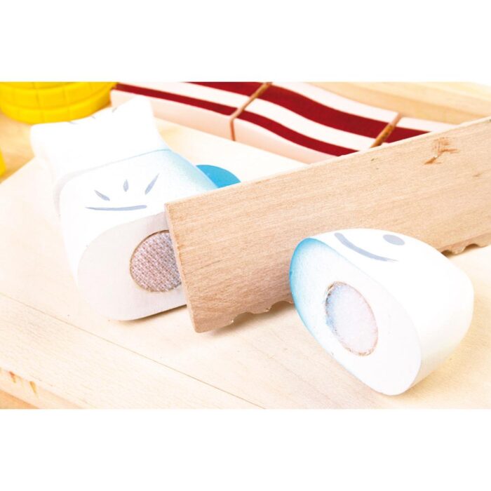 Houten gourmet set - Afbeelding 3