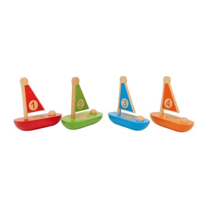 Houten zeilboten